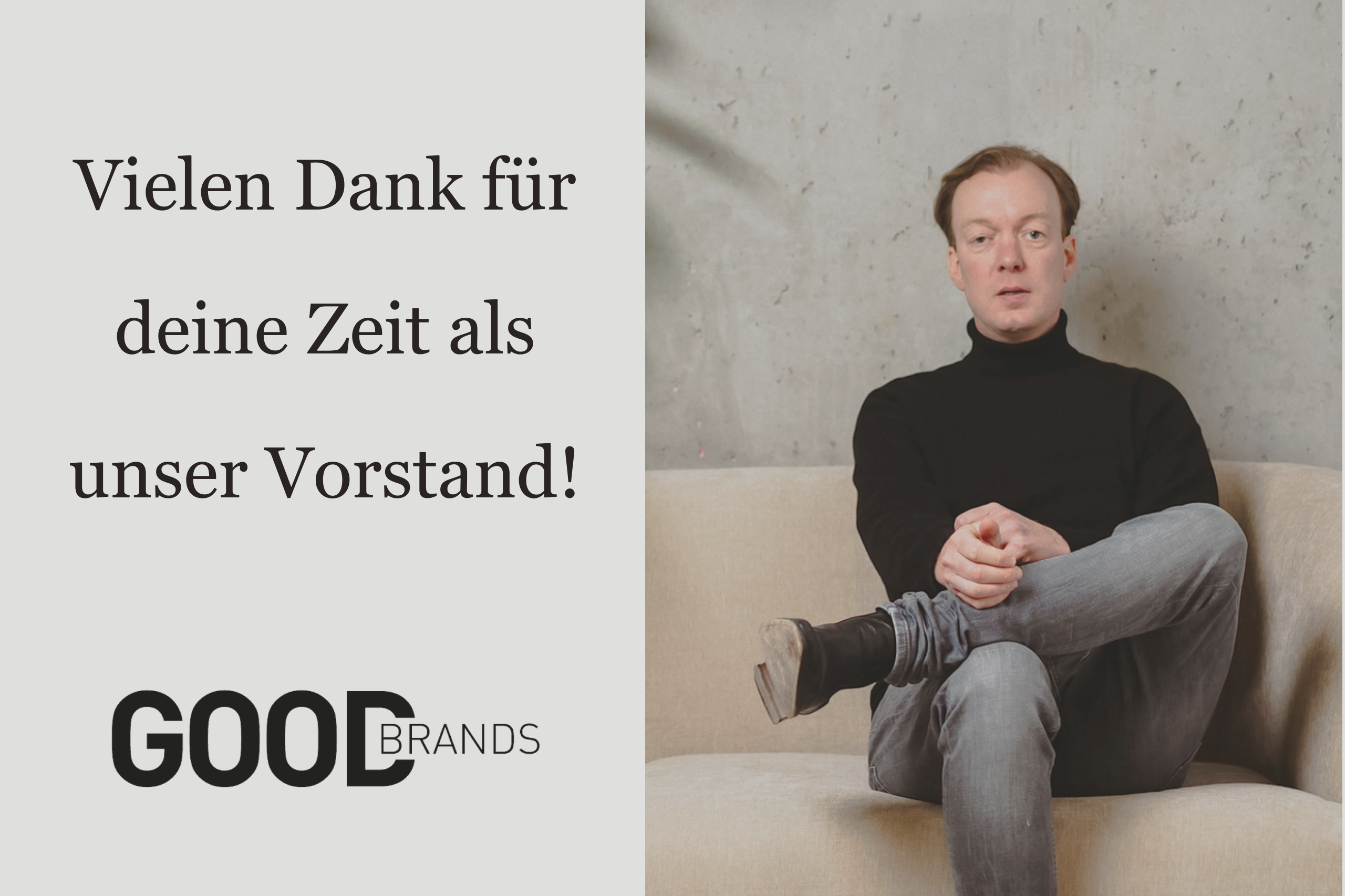 Matthias Storch scheidet als Vorstand der Good Brands AG aus